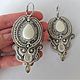 Новогодние серьги из сутажа с кристаллами. Серьги классические. Annka Soutache Украшения из сутажа. Интернет-магазин Ярмарка Мастеров.  Фото №2