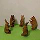 Order A set of wooden toy Forest friends. Shop Oleg Savelyev Sculpture (Tallista-1). Livemaster. . Waldorf Dolls & Animals Фото №3
