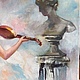 Картина маслом ' Вивальди,,, Весна...'. Картины. Olya (dreamland-oz). Интернет-магазин Ярмарка Мастеров.  Фото №2