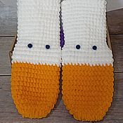 Аксессуары handmade. Livemaster - original item Knitted Duckbills.. Handmade.