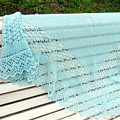 Аксессуары handmade. Livemaster - original item Rock Island Green Lace Shawl. Ready To Ship. Knitted Shawl. Handmade.