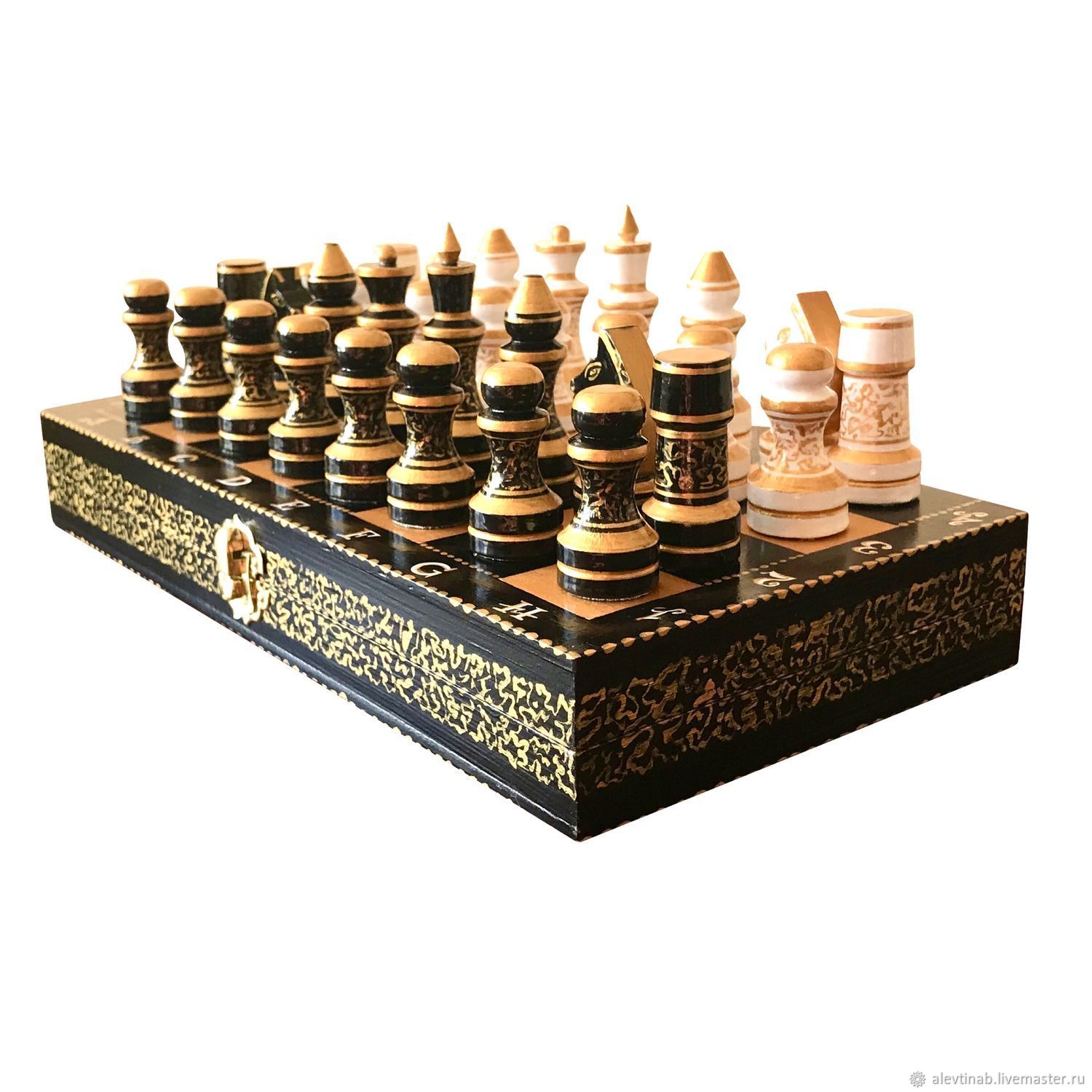 шахматная доска маленькая мини шахматная фигура