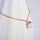 Chain bracelet with rose quartz pendant. Chain bracelet. Aliento-jewerly (alientojewelry). My Livemaster. Фото №4