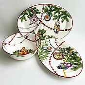 Посуда handmade. Livemaster - original item A set of dishes for the New Year. Handmade.