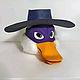 Mask 'Black cloak' Darkwing Duck Mask, Props for animators, St. Petersburg,  Фото №1