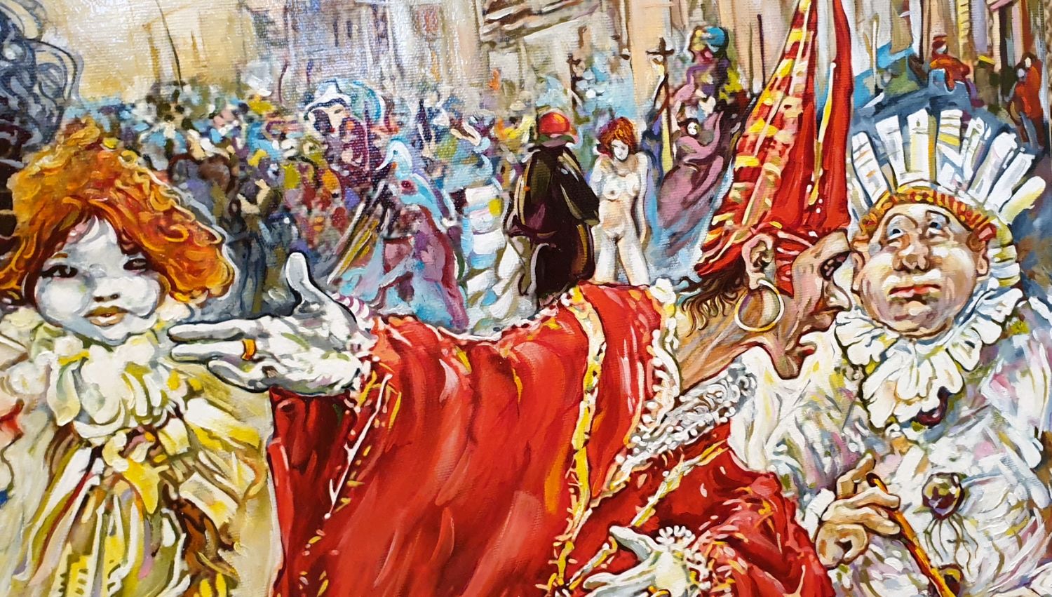 Венецианский карнавал 17 век