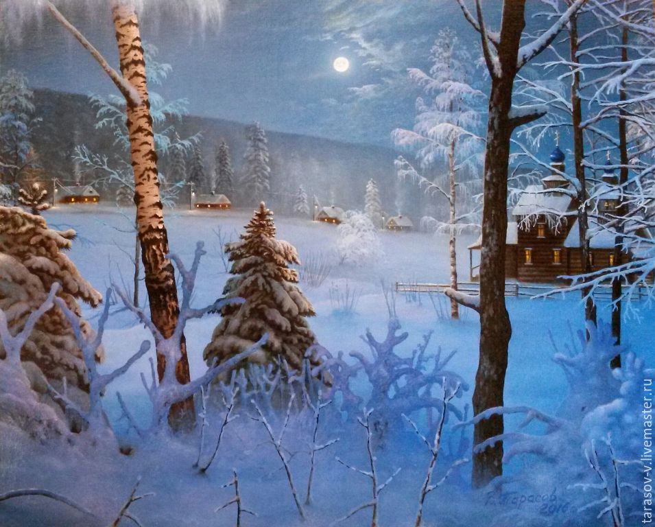 Author's painting the Christmas, Pictures, Moscow,  Фото №1
