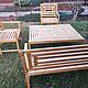 Набор садовой мебели из дерева Эдо. Наборы садовой мебели. Woodcraftkrd. Ярмарка Мастеров.  Фото №5