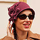 Order Hats: hat Cloche ' «20E-from century to century». EDIS | дизайнерские шляпы Наталии Эдис. Livemaster. . Hats1 Фото №3