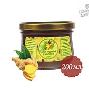 Сувениры и подарки handmade. Livemaster - original item Cedar syrup with ginger 200 ml. Jam. Art.20064. Handmade.