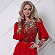  red floor-length dress ' Magic of the senses', Dresses, St. Petersburg,  Фото №1