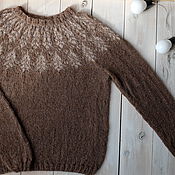 Одежда handmade. Livemaster - original item Women `s knitted lopapeisa sweater is not like that at all. Handmade.