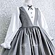 Школьное платье " La Fleur". Школьная форма. Little___dress. Ярмарка Мастеров.  Фото №5