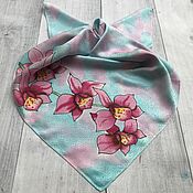Batik silk scarf 