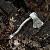 Субкультуры handmade. Livemaster - original item Tiny axe. Small axe. Keychain Hand-forged viking axe.. Handmade.