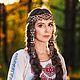 Очелье Хрустальное " Сияна"- с жемчугом майорка, Очелья, Шахты,  Фото №1