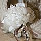 RAMOS: Broche ramo de flores de seda natural y butonerka. Bouquets. N_Belokon_jewelry. Ярмарка Мастеров.  Фото №4