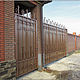 Ворота кованые с калиткой, Ограждения и заборчики, Таганрог,  Фото №1