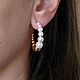 Pearl Ring earrings 'Pearl Rings' unusual earrings. Congo earrings. Irina Moro. Online shopping on My Livemaster.  Фото №2