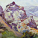 'Crimean mountains near Sudak' - oil painting on canvas. Pictures. Multicolor Gallery. My Livemaster. Фото №4