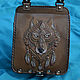 Leather bag "SPIRIT OF THE WOLF", Classic Bag, Krivoy Rog,  Фото №1