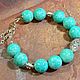 Order Bracelet earrings 'Amazon' with Amazonite, natural stone. Handwork of jewelry.. Livemaster. . Earrings Фото №3