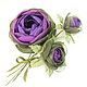 Order Rose Purple Valley. The brooch with the colors of the fabrics. BOUQUET. ms. Decorator. Livemaster. . Brooches Фото №3