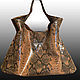 Leather bag. ' Manual Python', Classic Bag, Novosibirsk,  Фото №1