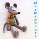 Master-class of crochet Toy Mouse, Knitting patterns, Volgograd,  Фото №1