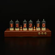 Для дома и интерьера handmade. Livemaster - original item Bubinga LUX lamp clock Z5730M (German indicators). Handmade.