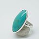 Ring with turquoise 'Sea wave', silver. Rings. EdGems jewerly. Online shopping on My Livemaster.  Фото №2