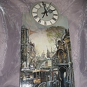 Настенные часы " Петербург" Часы настенные ручной работы