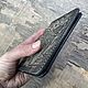 Обложка для паспорта Череп кожаная ручная работа. Обложка на паспорт. Iron Arm Leatherworks (Екатерина). Ярмарка Мастеров.  Фото №5