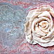 Объемная картина " Грезы нежной розы ". Pictures. Picture&miniature lacquer painting. My Livemaster. Фото №5