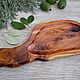 Деревянная тарелка с ручкой из можжевельника. Конфетницы. JuniperWoodcarving (woodjuniper). Ярмарка Мастеров.  Фото №6