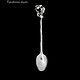 Cucharadita de CEREZA plateada. Spoons. Silver tale. Интернет-магазин Ярмарка Мастеров.  Фото №2