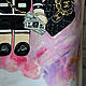 Bearbrick Coco Chanel hand-painted t-shirt. T-shirts. Koler-art handpainted wear. My Livemaster. Фото №5