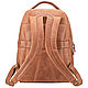 Leather backpack 'Marvin' (brown crazy). Backpacks. Russian leather Guild. My Livemaster. Фото №4