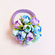 Hair bands with flowers. Flowers from polymer clay. Hairpins. Mozza-Flowers. My Livemaster. Фото №6