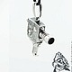 Кулон - винтажная (механическая) кинокамера 8мм `КВАРЦ`. Масштабные копии популярных фотокамер. Серебряные кулоны ручной работы `CRAZY SILVER`, СПБ. Подходит для браслетов PANDORA, Thomas Sabo, Trollb