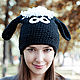 Шапка Барашек Шон. Шапки. Woolcraft. Ярмарка Мастеров.  Фото №4