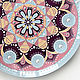 'Mandalas - UP' Set of three plates on the wall. Decorative plates. Art by Tanya Shest. My Livemaster. Фото №6