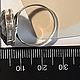 Кольца 18 и 18.5 р.Уральский Сапфир 4 Ct. Кольца. Роберт Серебро 999.. Ярмарка Мастеров.  Фото №10