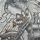 Галстук "Steampunk". Галстуки. Юлия (Silkdreams). Интернет-магазин Ярмарка Мастеров.  Фото №2