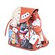 Order Women's backpack ' Hatter and Alice'. Pelle Volare. Livemaster. . Backpacks Фото №3