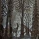 Заказать Штора вязаная "Сказочный лес". Филейное вязание. Доминика (Тепло, что создано руками). Ярмарка Мастеров. . Шторы Фото №3