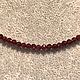 Beads 'Garnet». Necklace. Cherished gems. Online shopping on My Livemaster.  Фото №2