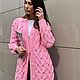 cardigans: Women's knitted oversize cardigan in pink to order. Cardigans. Kardigan sviter - женский вязаный свитер кардиган оверсайз. My Livemaster. Фото №4