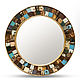Round wooden mirror made of solid wood ' Sarika 3', Mirror, Rostov-on-Don,  Фото №1
