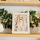 Copy of Macrame doll. White dress, on easel, Interior elements, Novosibirsk,  Фото №1